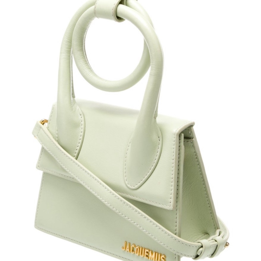Le Chiquito Noeud Medium Leather Top-Handle Bag - Picture 14 of 16